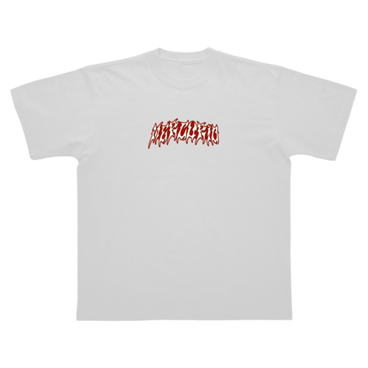 CAMISETA BLOOD MERCURIO OFF-WHITE