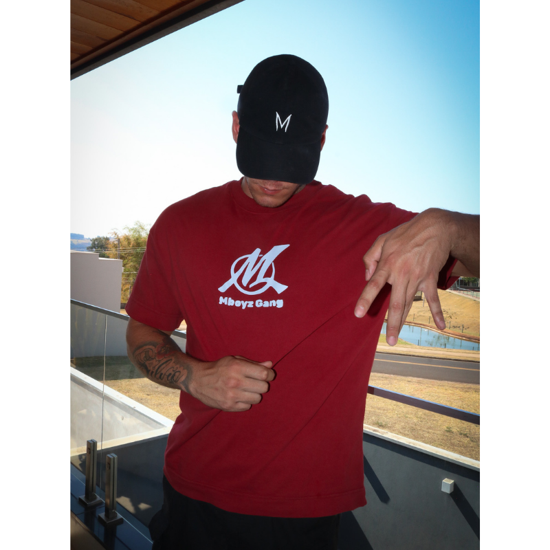 CAMISETA MBOYZ GANG VERMELHO CREPÚSCULO
