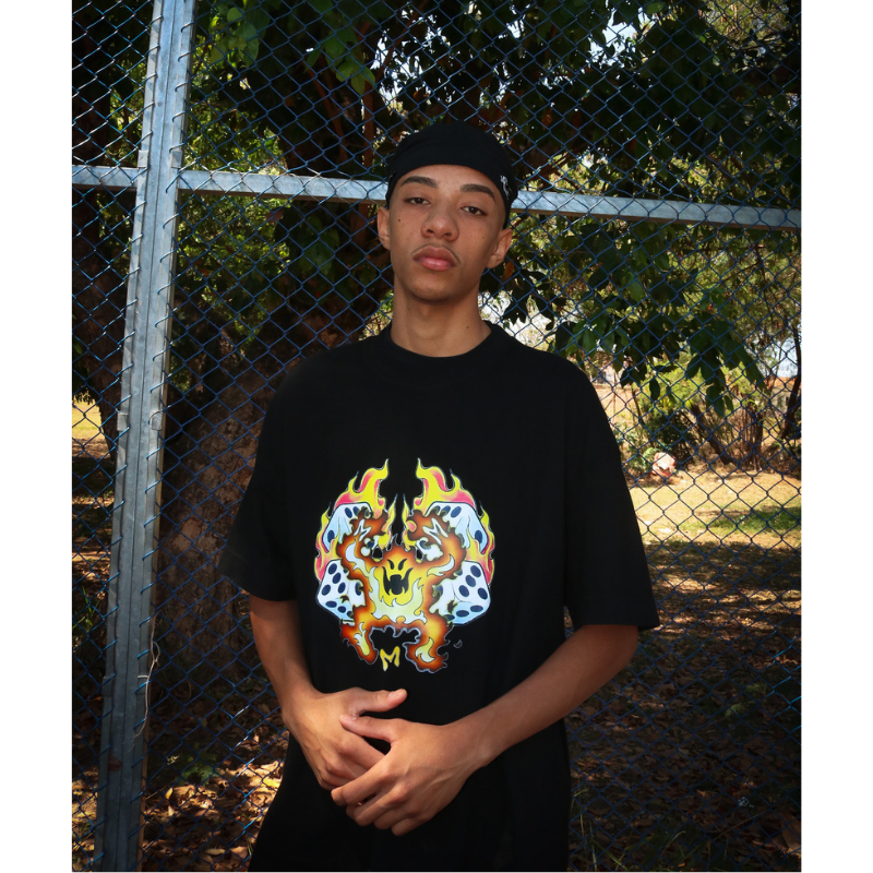 CAMISETA FIRE BOY PRETA