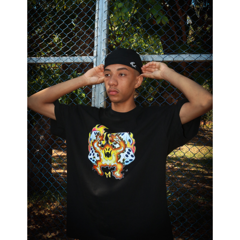 CAMISETA FIRE BOY PRETA