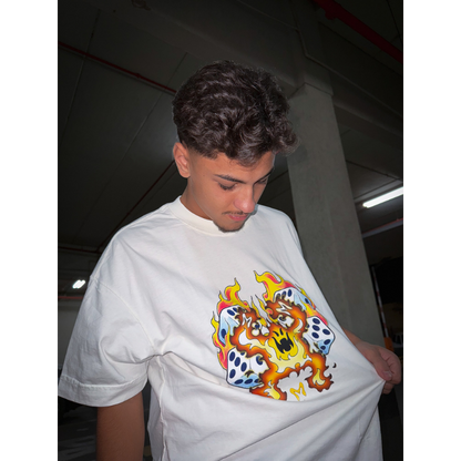 CAMISETA FIRE BOY OFF-WHITE