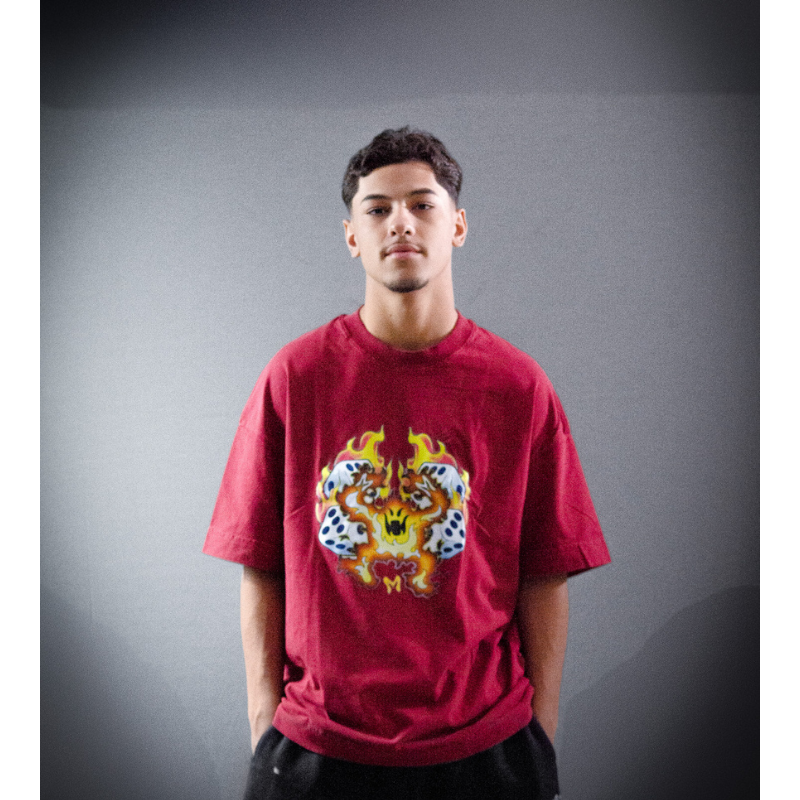 CAMISETA FIRE BOY VERMELHO CREPÚSCULO