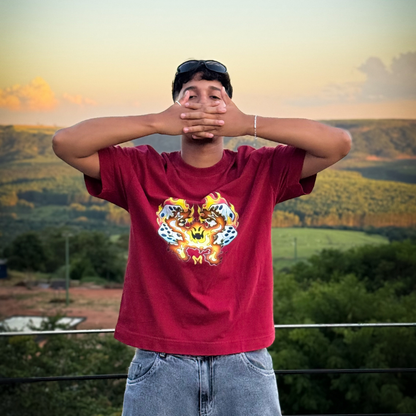 CAMISETA FIRE BOY VERMELHO CREPÚSCULO