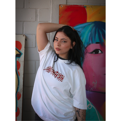 CAMISETA BLOOD MERCURIO OFF-WHITE