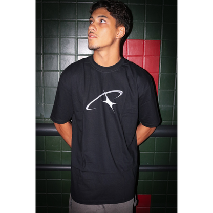 CAMISETA PRETA ESTRELA DA MANHÃ