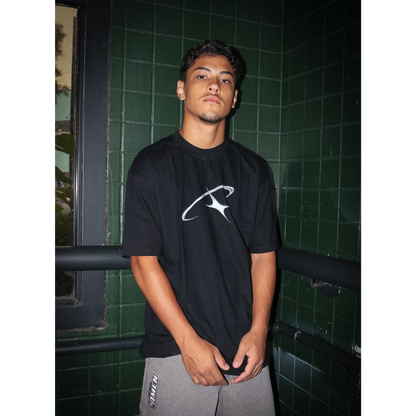 CAMISETA PRETA ESTRELA DA MANHÃ