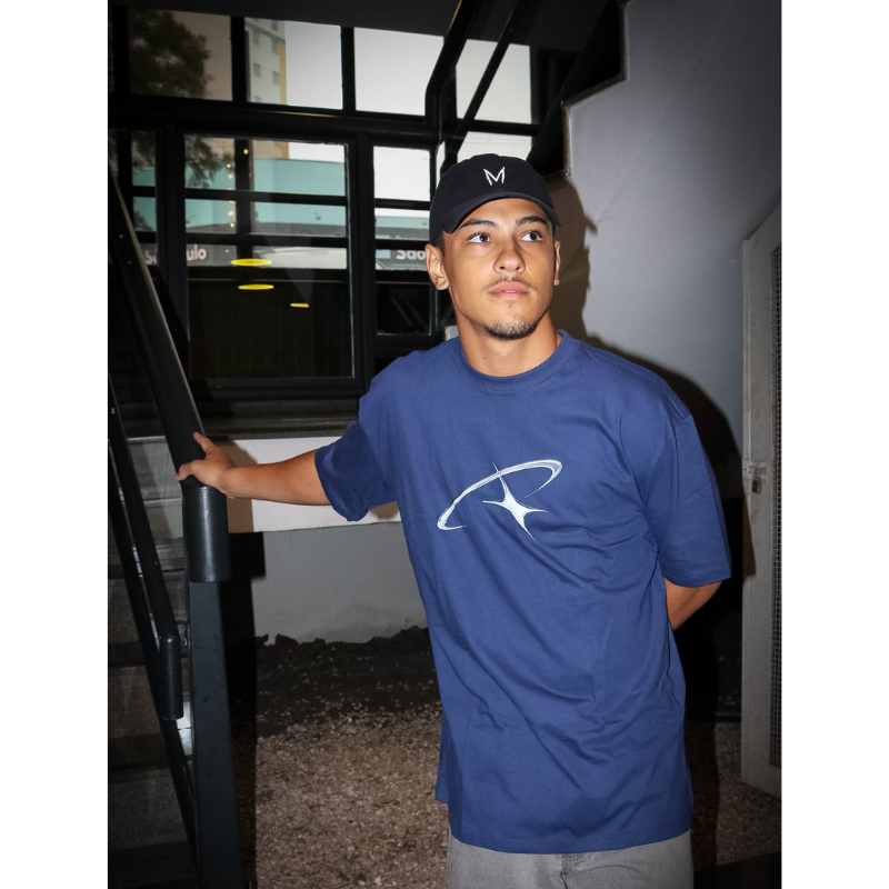 CAMISETA AZUL MARINHO ESTRELA DA MANHÃ