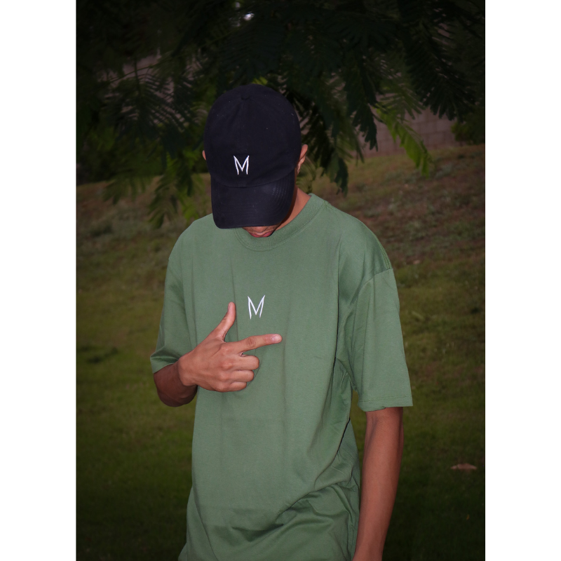 CAMISETA VERDE MUSGO ASAS DE DEUS