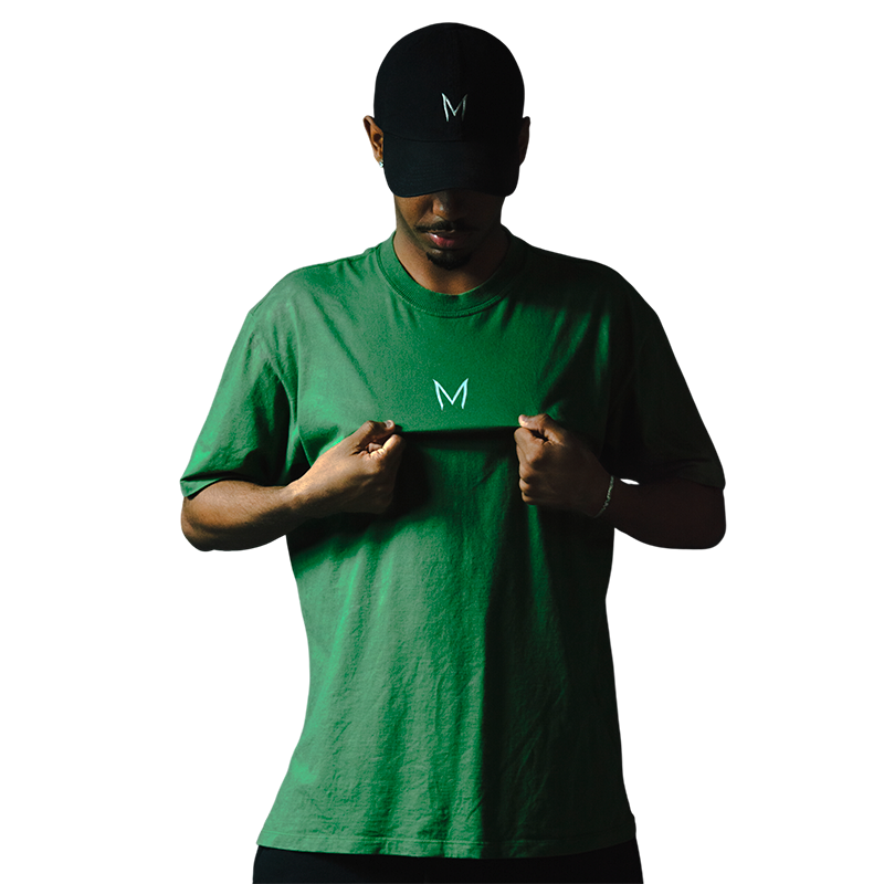 CAMISETA VERDE MUSGO ASAS DE DEUS