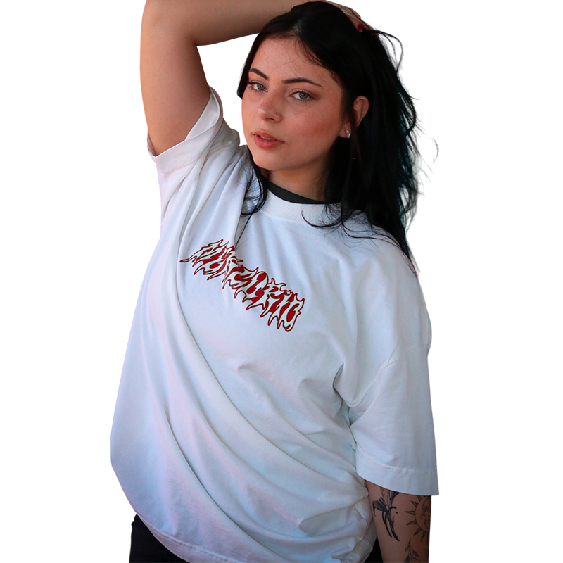 CAMISETA BLOOD MERCURIO OFF-WHITE