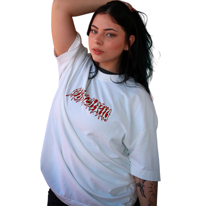 CAMISETA BLOOD MERCURIO OFF-WHITE