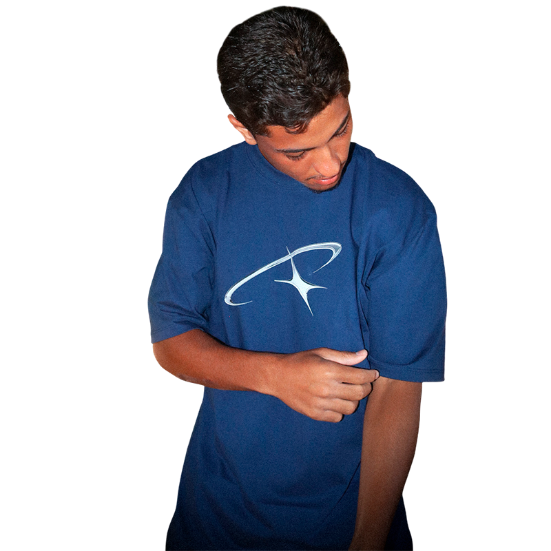 CAMISETA AZUL MARINHO ESTRELA DA MANHÃ