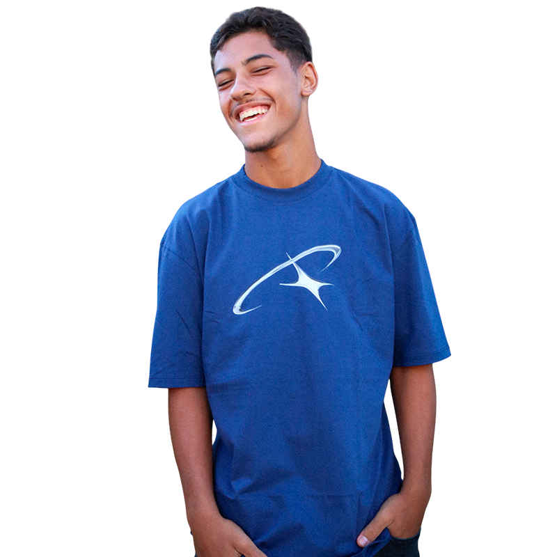 CAMISETA AZUL MARINHO ESTRELA DA MANHÃ