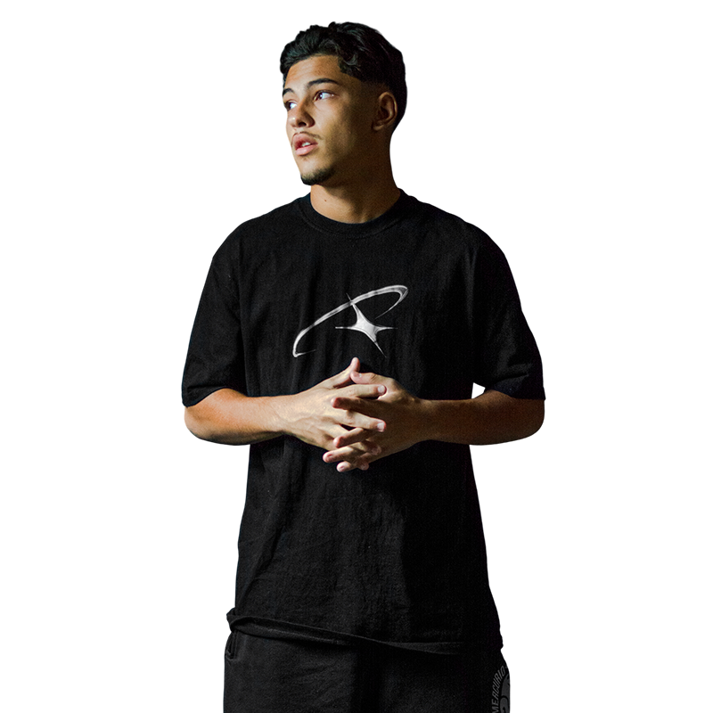 CAMISETA PRETA ESTRELA DA MANHÃ