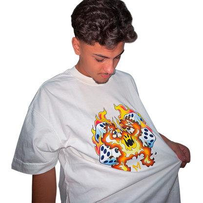 CAMISETA FIRE BOY OFF-WHITE
