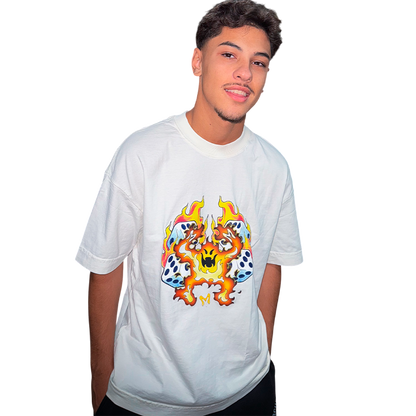 CAMISETA FIRE BOY OFF-WHITE