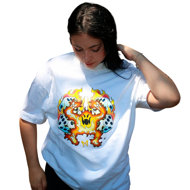 CAMISETA FIRE BOY OFF-WHITE