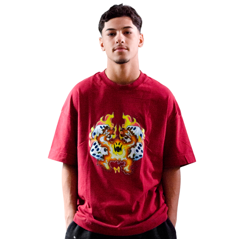 CAMISETA FIRE BOY VERMELHO CREPÚSCULO