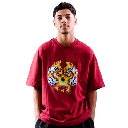 CAMISETA FIRE BOY VERMELHO CREPÚSCULO