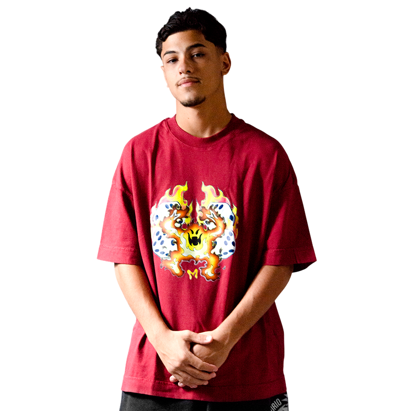 CAMISETA FIRE BOY VERMELHO CREPÚSCULO