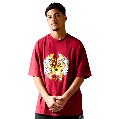 CAMISETA FIRE BOY VERMELHO CREPÚSCULO