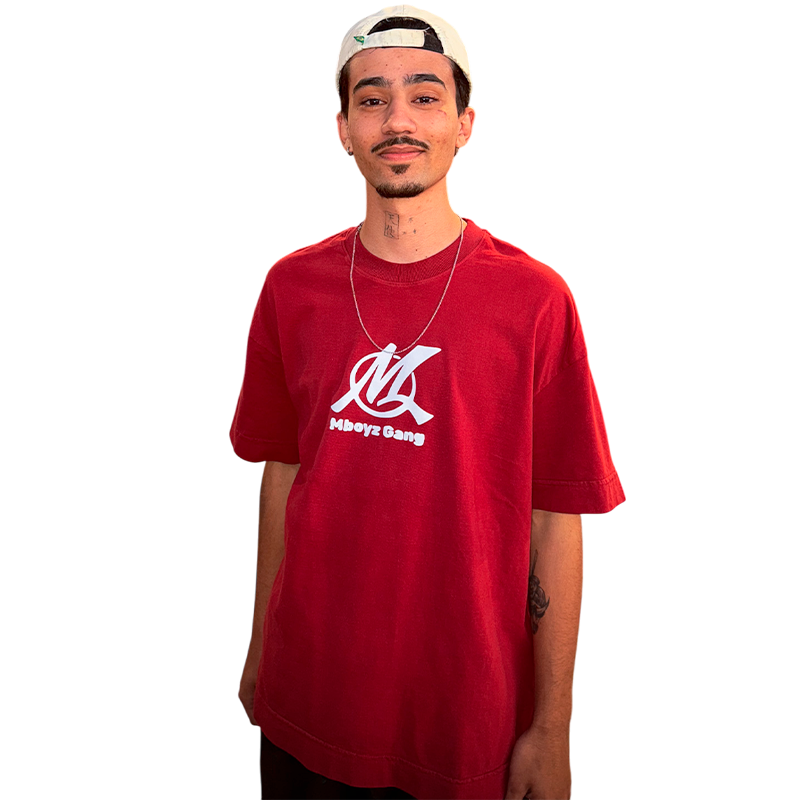 CAMISETA MBOYZ GANG VERMELHO CREPÚSCULO