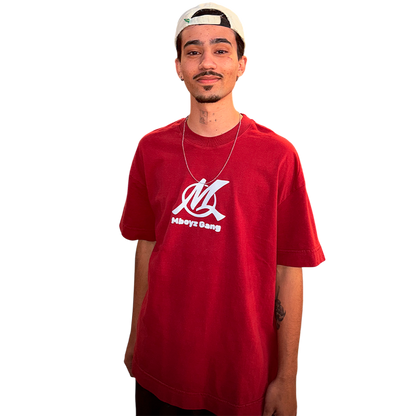 CAMISETA MBOYZ GANG VERMELHO CREPÚSCULO