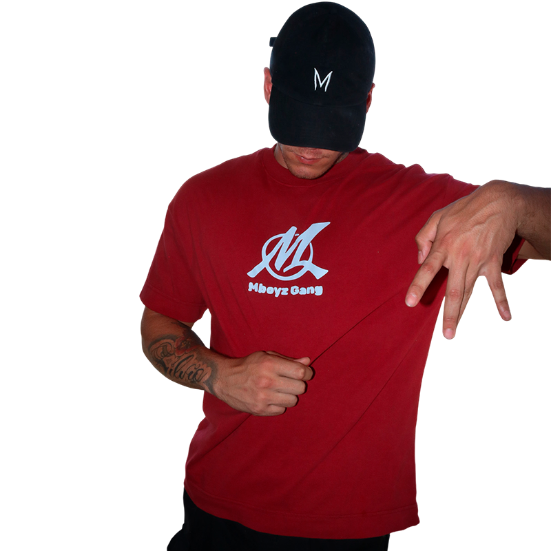 CAMISETA MBOYZ GANG VERMELHO CREPÚSCULO