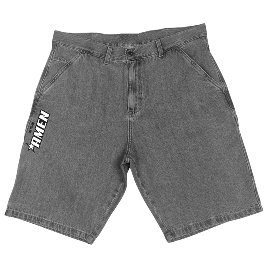 BERMUDA JEANS CINZA AMEN