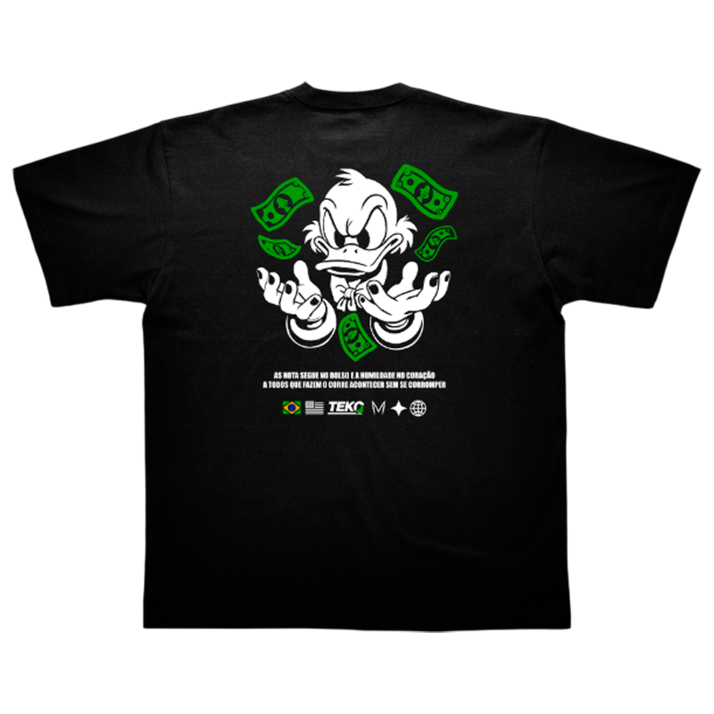 CAMISETA TIO PATINHAS BLACK